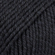 COTTON MERINO UNI COLOUR 02 black | Knitting yarn shop / dzijas veikals