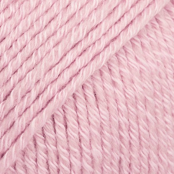 COTTON MERINO UNI COLOUR 05 powder pink | Knitting yarn shop / dzijas veikals