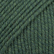 COTTON MERINO UNI COLOUR 22 dark green | Knitting yarn shop / dzijas veikals