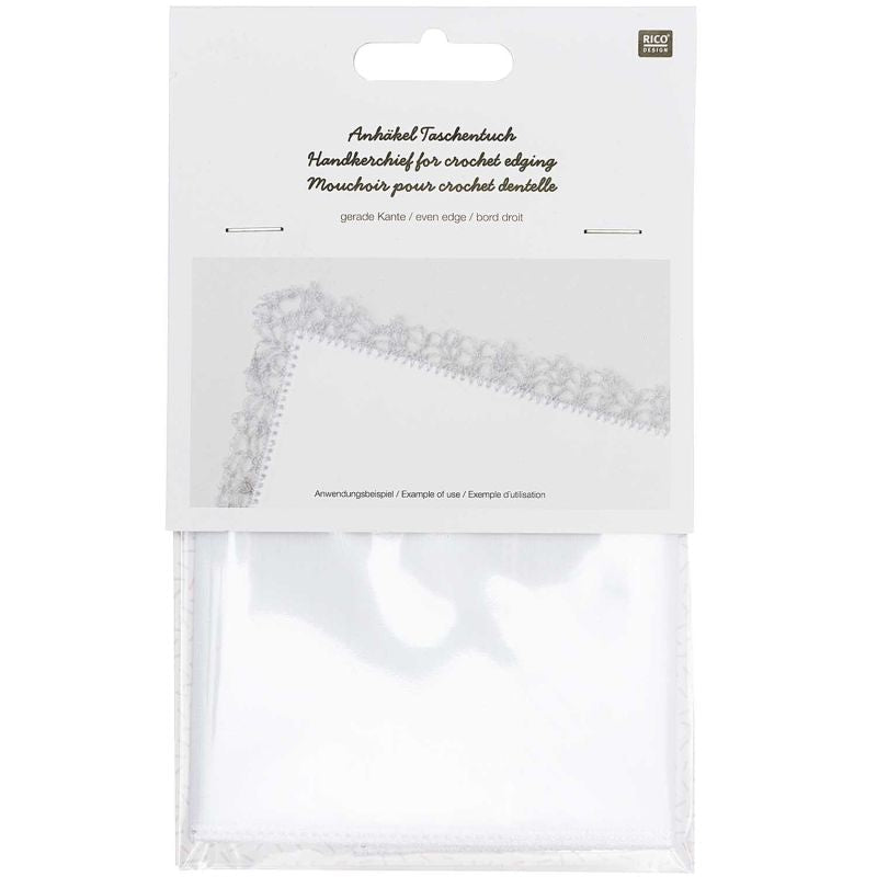 Crochet Handkerchief with Straight Edge 25x25cm | Knitting yarn shop / dzijas veikals