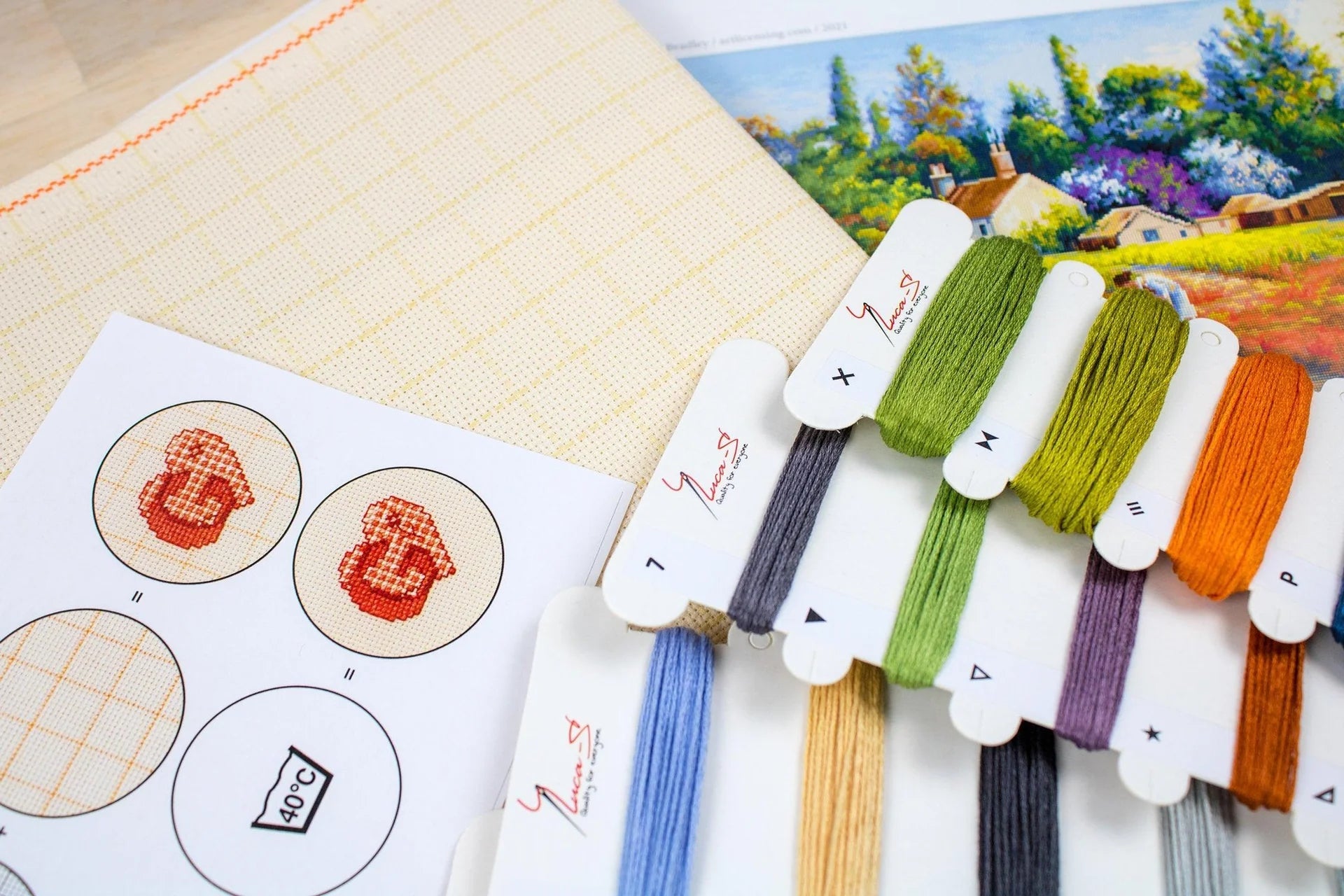 Cross Stitch Kit Luca - S - Not Forgotten, B607 | Knitting yarn shop / dzijas veikals