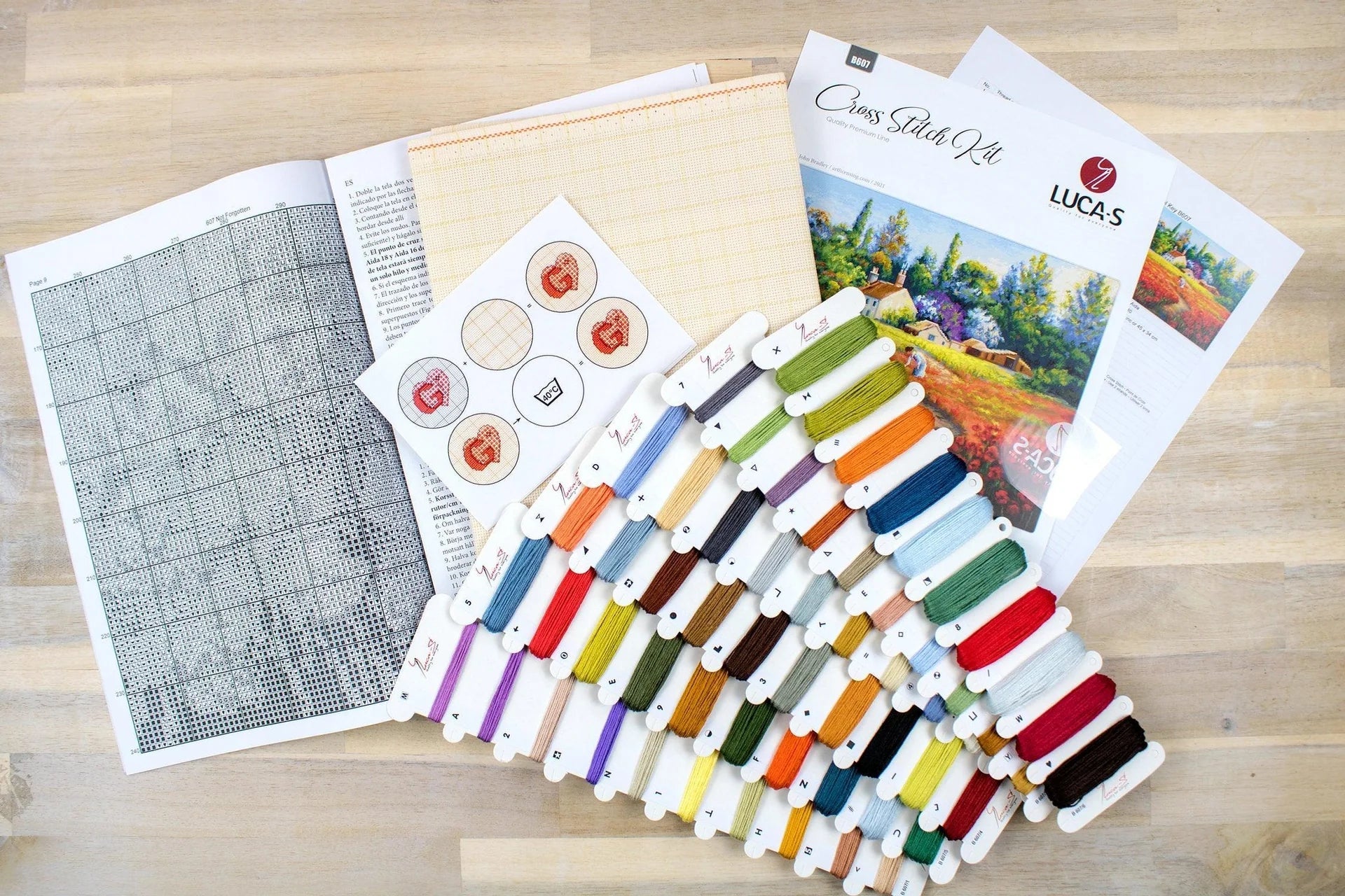 Cross Stitch Kit Luca - S - Not Forgotten, B607 | Knitting yarn shop / dzijas veikals