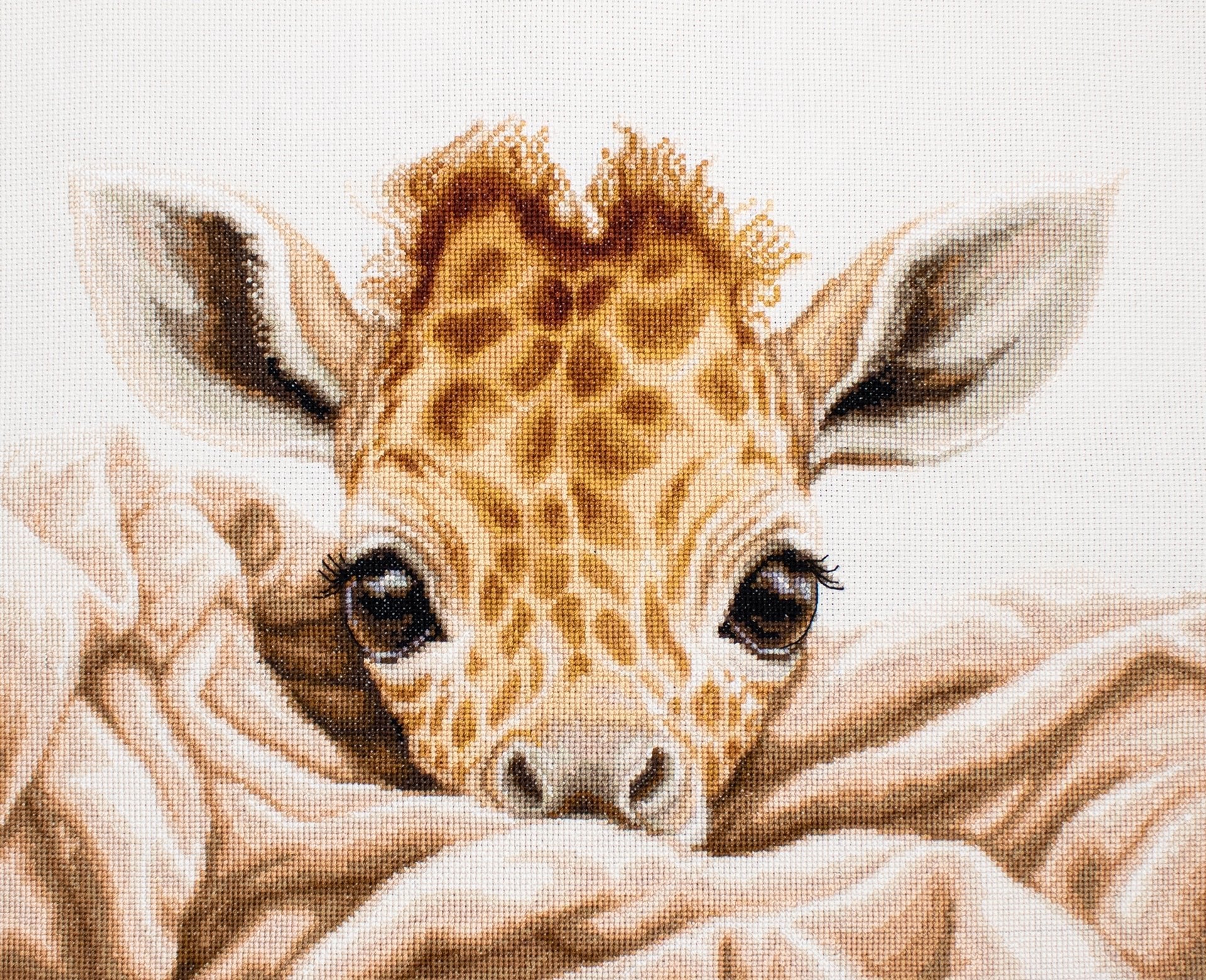 Cross Stitch Kit Luca - S - The Baby Giraffe, B2425 | Knitting yarn shop / dzijas veikals
