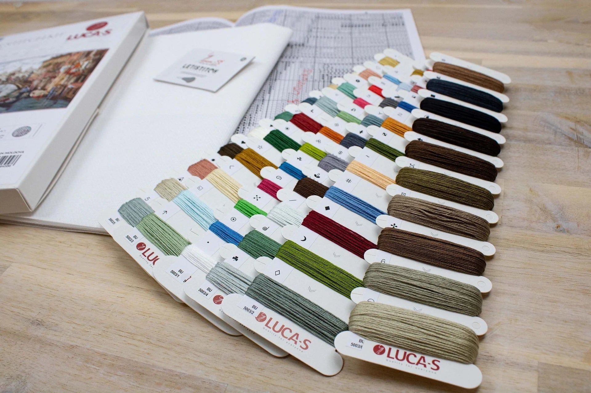 Cross Stitch Kit Luca - S - Venice, BU5003 | Knitting yarn shop / dzijas veikals