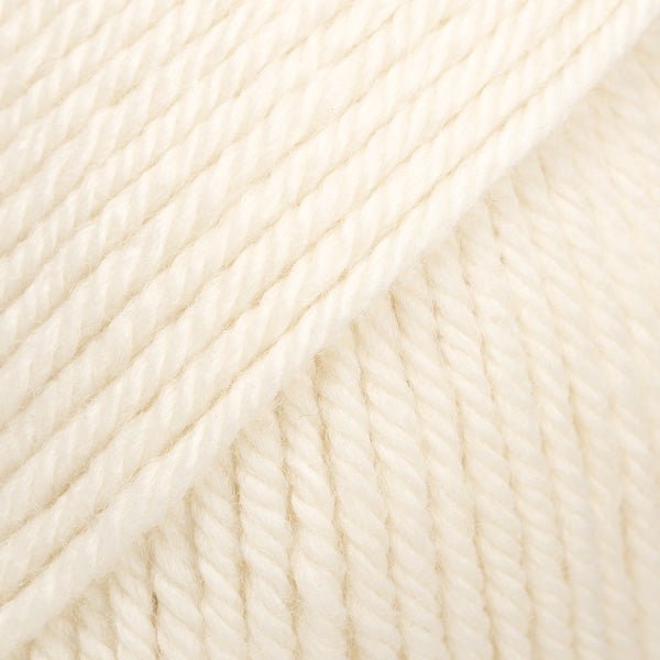 DAISY UNI COLOUR 01 off white | Knitting yarn shop / dzijas veikals