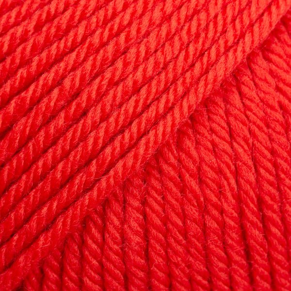 DAISY UNI COLOUR 20 red | Knitting yarn shop / dzijas veikals