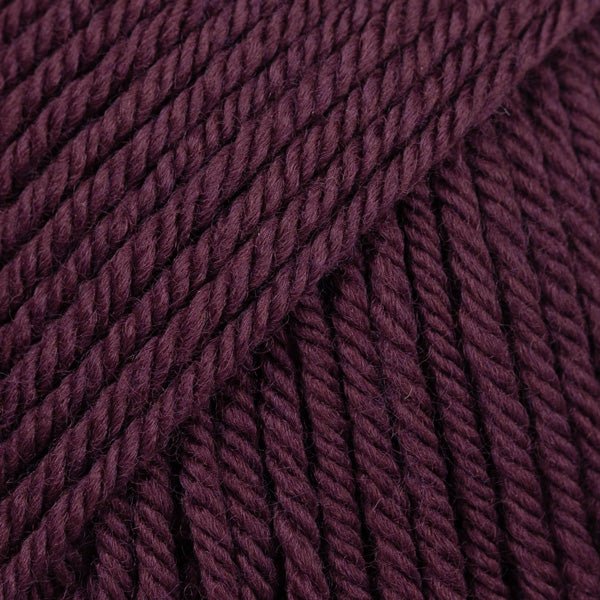 DAISY UNI COLOUR 34 dark grape | Knitting yarn shop / dzijas veikals
