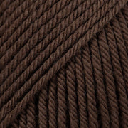 DAISY UNI COLOUR 35 dark brown | Knitting yarn shop / dzijas veikals