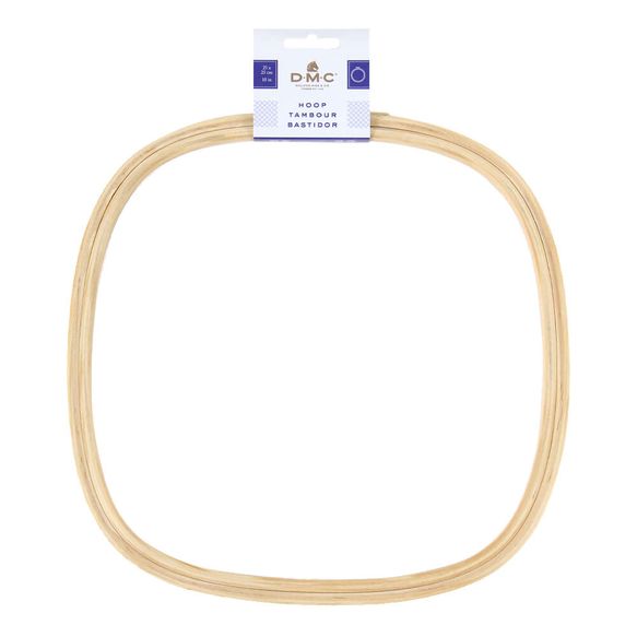 DMC Wooden embroidery hoop (oval/square/triangle) Square | Knitting yarn shop / dzijas veikals