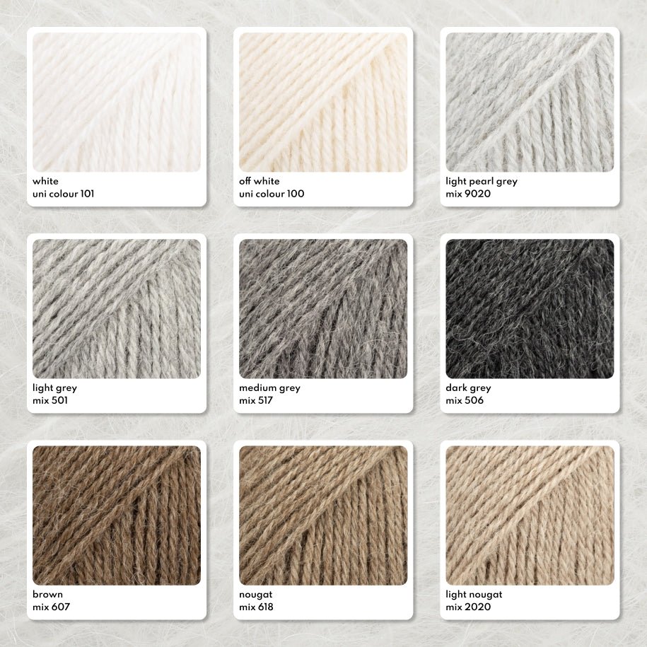 DROPS Alpaca ALPACA UNI COLOUR 100 off white | Knitting yarn shop / dzijas veikals