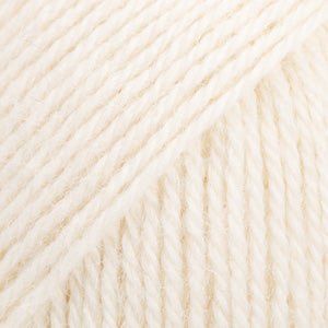 DROPS Alpaca ALPACA UNI COLOUR 100 off white | Knitting yarn shop / dzijas veikals