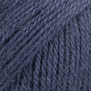 DROPS Alpaca ALPACA UNI COLOUR 4305 dark indigo | Knitting yarn shop / dzijas veikals