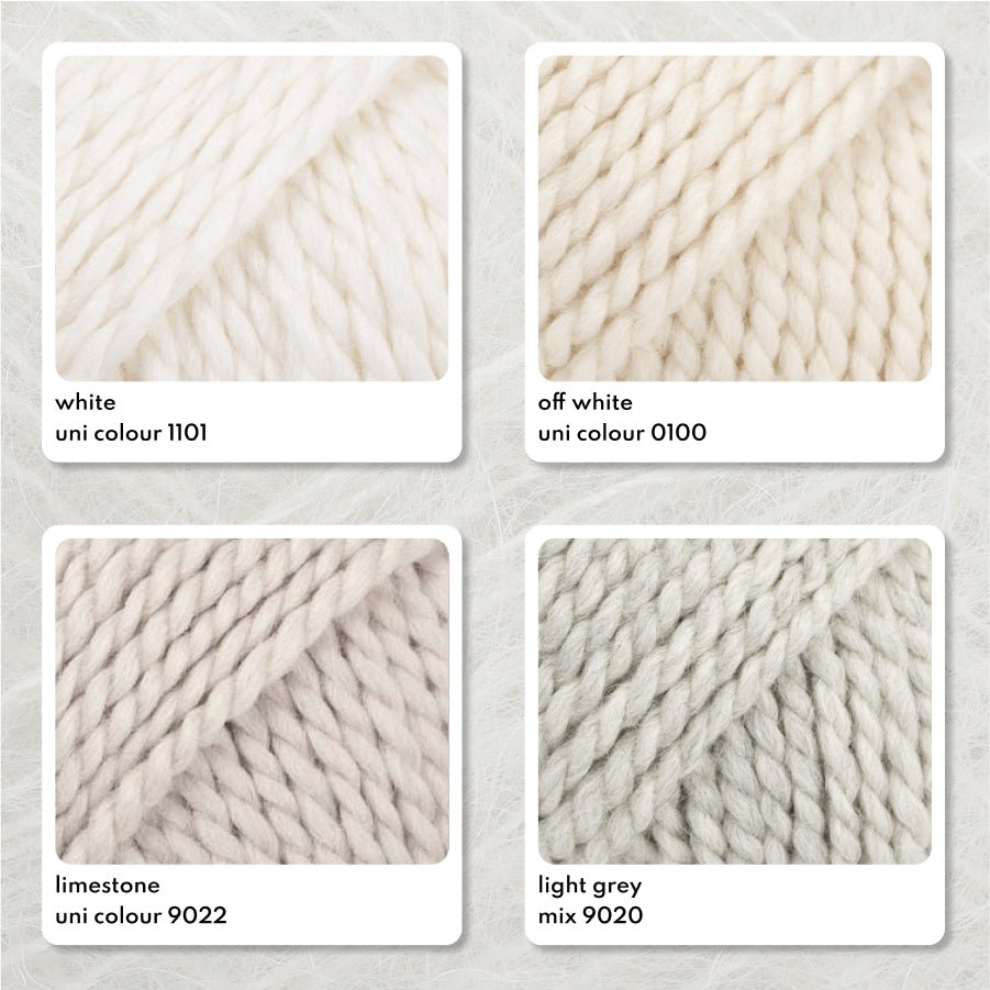 DROPS Andes 0100 off white | Knitting yarn shop / dzijas veikals