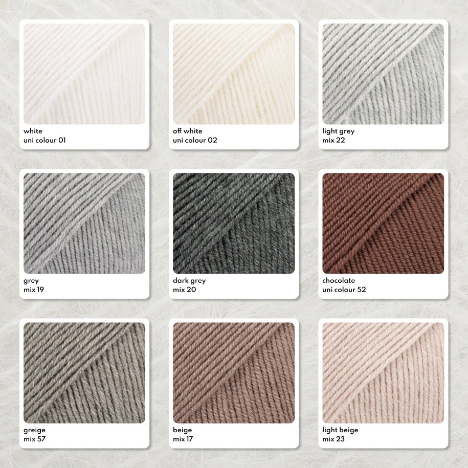 DROPS Baby Merino 01 white | Knitting yarn shop / dzijas veikals