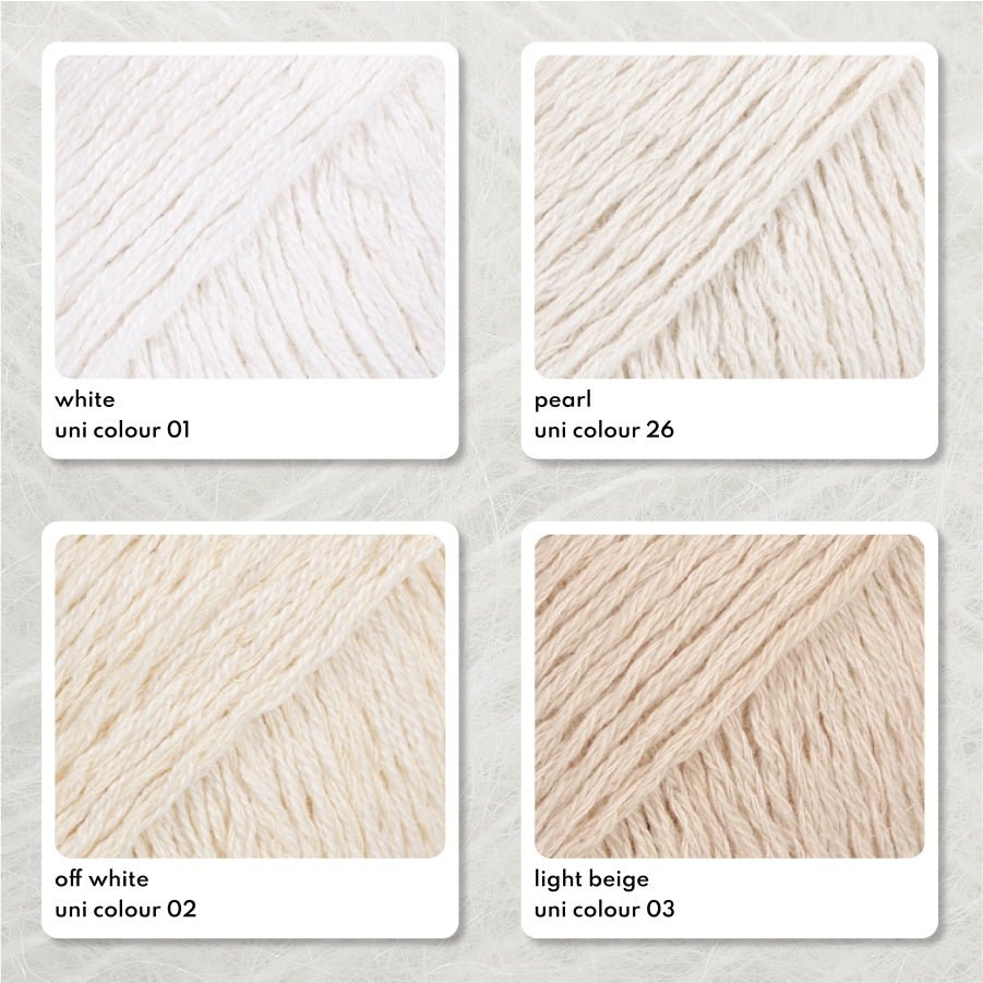 DROPS Belle 01 white | Knitting yarn shop / dzijas veikals