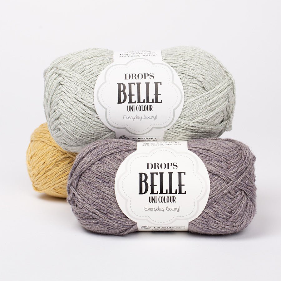 DROPS Belle 01 white | Knitting yarn shop / dzijas veikals
