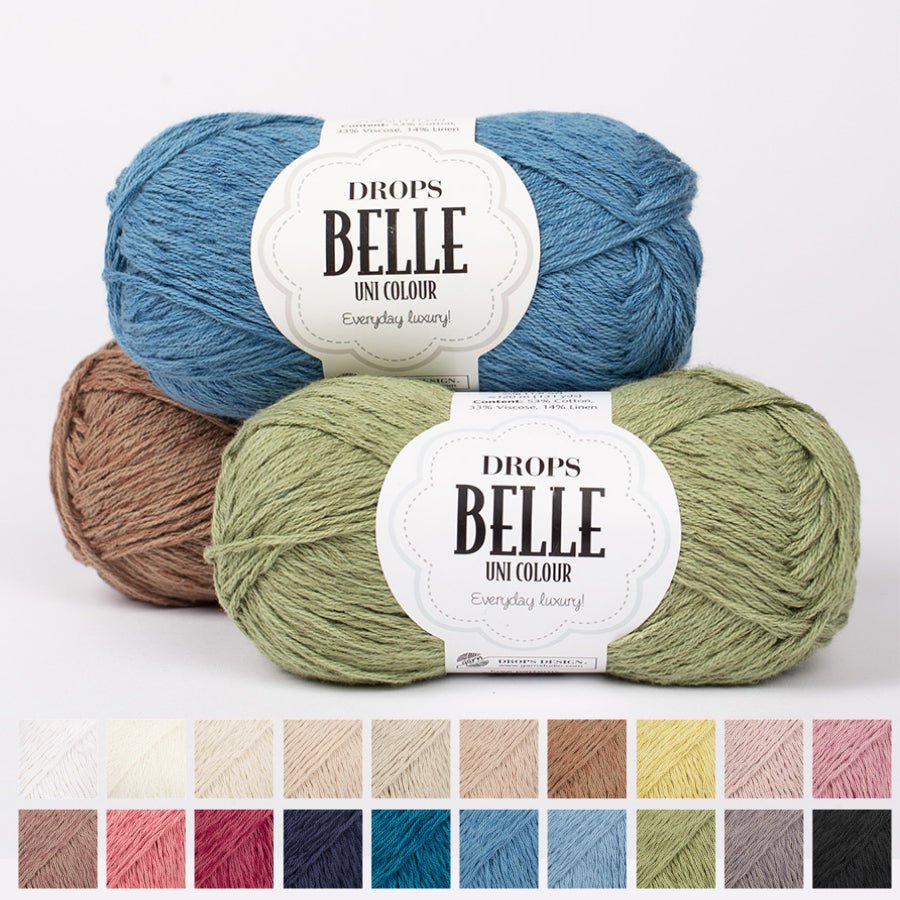 DROPS Belle 01 white | Knitting yarn shop / dzijas veikals