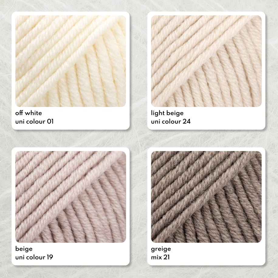 DROPS Big Merino 01 off white | Knitting yarn shop / dzijas veikals