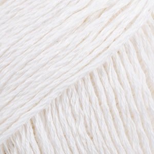 DROPS BOMULL - LINN 01 white | Knitting yarn shop / dzijas veikals