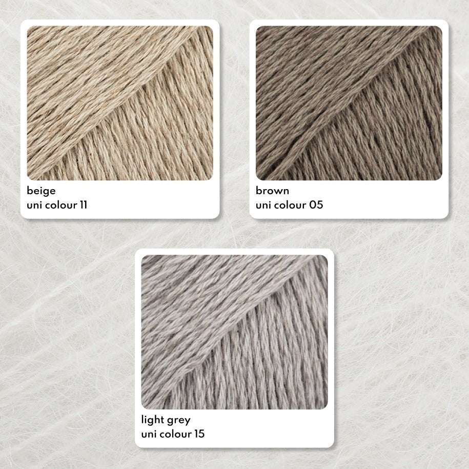 DROPS BOMULL - LINN 01 white | Knitting yarn shop / dzijas veikals