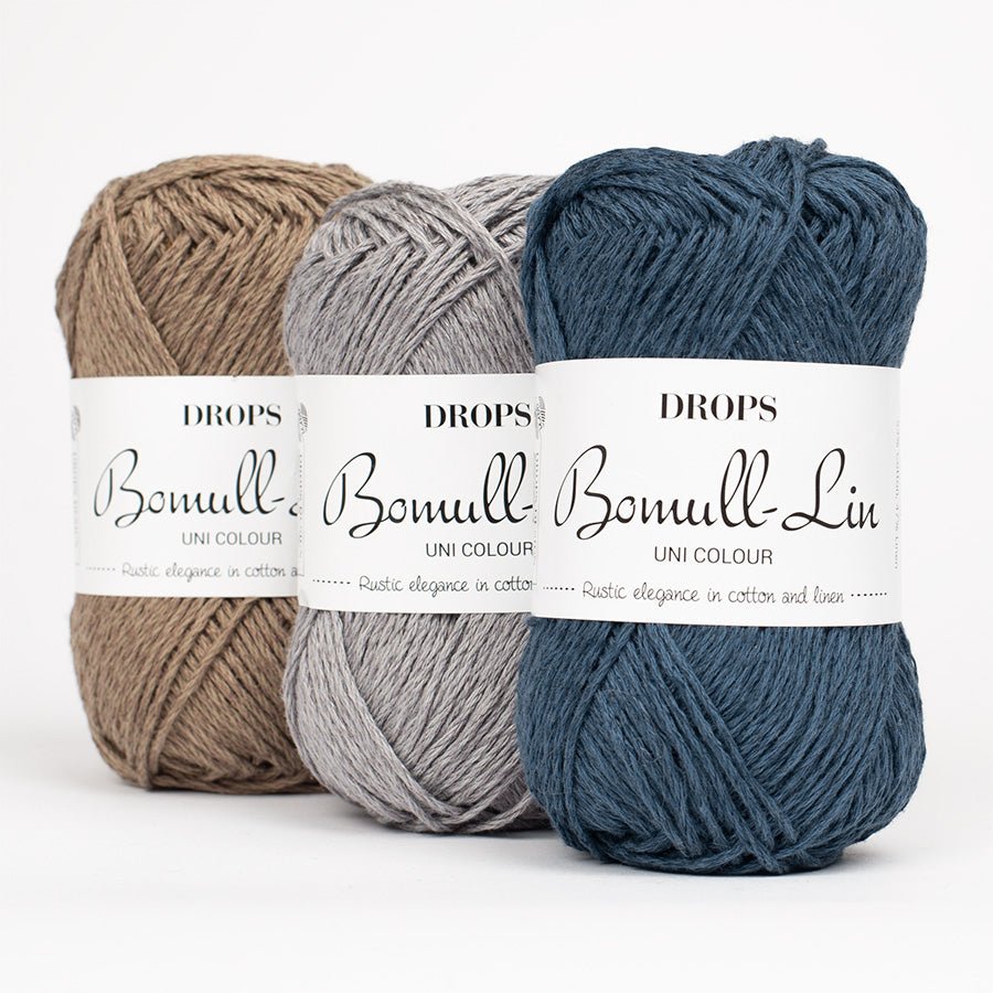 DROPS BOMULL - LINN 01 white | Knitting yarn shop / dzijas veikals