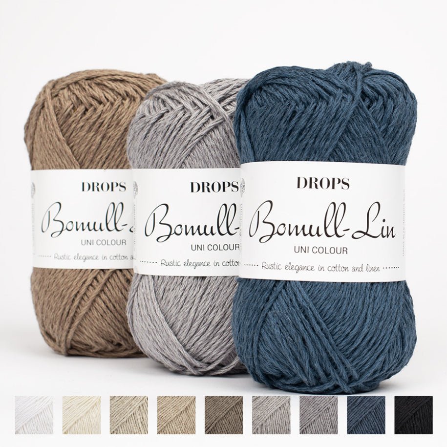 DROPS BOMULL - LINN 01 white | Knitting yarn shop / dzijas veikals