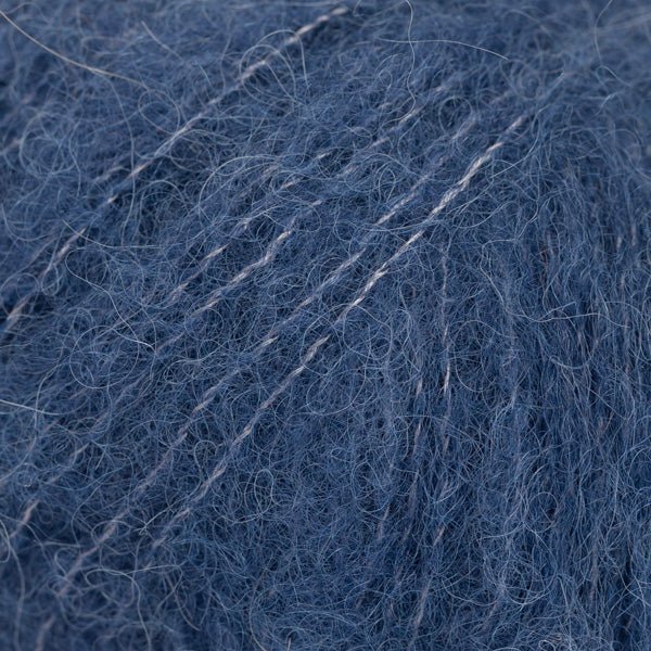 DROPS Brushed Alpaca Silk 39 navy blue | Knitting yarn shop / dzijas veikals