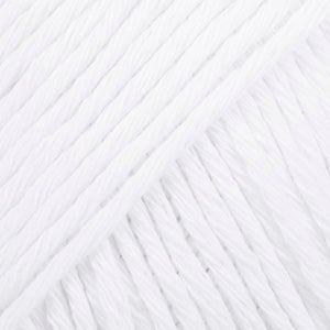 DROPS Cotton Light 02 white | Knitting yarn shop / dzijas veikals