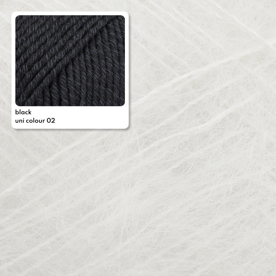 DROPS Cotton Merino 01 off white | Knitting yarn shop / dzijas veikals