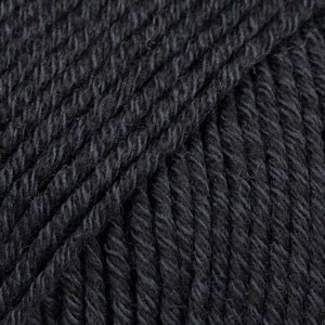 DROPS Cotton Merino 02 black | Knitting yarn shop / dzijas veikals