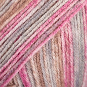 DROPS Fabel FABEL LONG PRINT 623 rose mist | Knitting yarn shop / dzijas veikals
