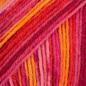 DROPS Fabel FABEL PRINT 310 sunset | Knitting yarn shop / dzijas veikals