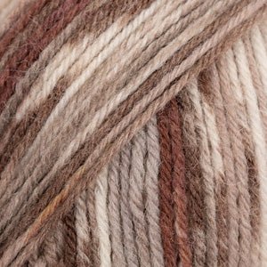 DROPS Fabel FABEL PRINT 912 soft chocolate | Knitting yarn shop / dzijas veikals