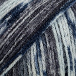 DROPS Fabel FABEL PRINT 913 winter | Knitting yarn shop / dzijas veikals
