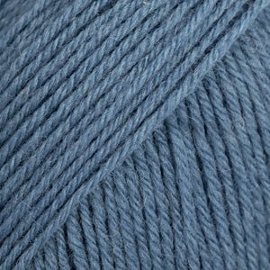 DROPS Fabel FABEL UNI COLOUR 103 grey blue | Knitting yarn shop / dzijas veikals