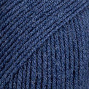 DROPS Fabel FABEL UNI COLOUR 107 blue | Knitting yarn shop / dzijas veikals
