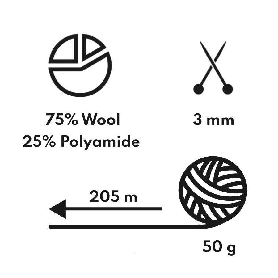 DROPS Fabel FABEL UNICOLOR 100 off white | Knitting yarn shop / dzijas veikals