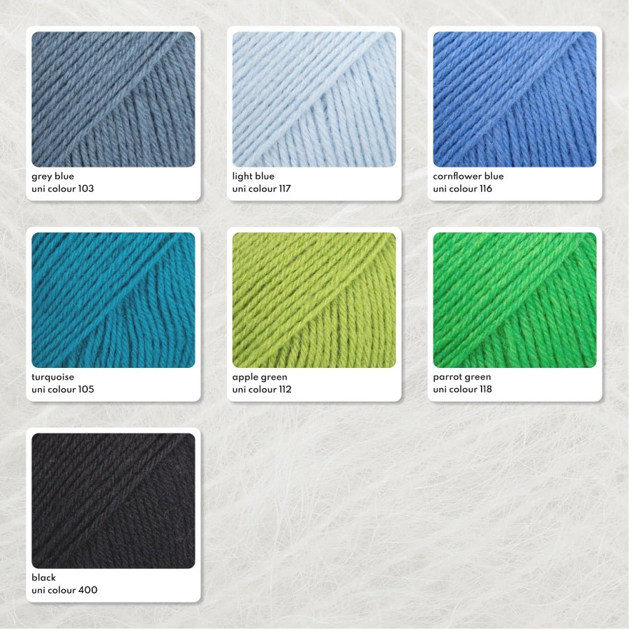 DROPS Fabel FABEL UNICOLOR 100 off white | Knitting yarn shop / dzijas veikals