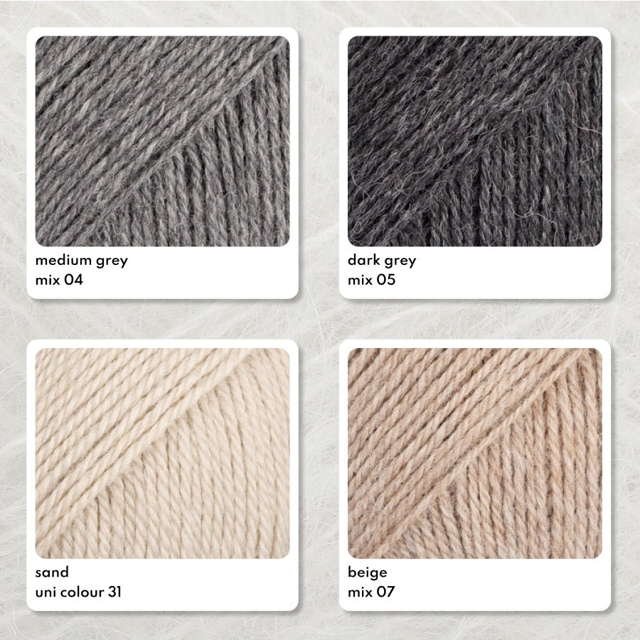 DROPS Flora 01 off white | Knitting yarn shop / dzijas veikals