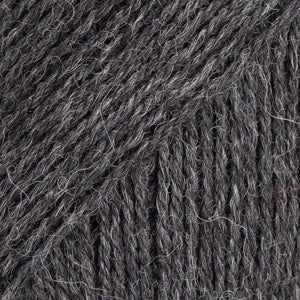DROPS Flora 05 dark grey | Knitting yarn shop / dzijas veikals