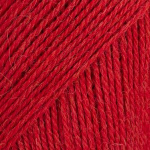 DROPS Flora 18 red | Knitting yarn shop / dzijas veikals