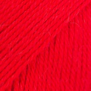 DROPS Flora 33 hot red | Knitting yarn shop / dzijas veikals