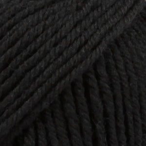 DROPS KARISMA KARISMA UNI COLOUR 05 black | Knitting yarn shop / dzijas veikals