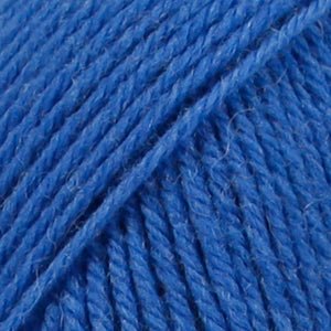 DROPS KARISMA KARISMA UNI COLOUR 07 bright blue | Knitting yarn shop / dzijas veikals