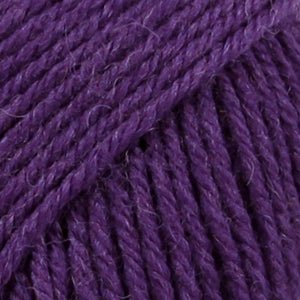 DROPS KARISMA KARISMA UNI COLOUR 76 dark purple | Knitting yarn shop / dzijas veikals