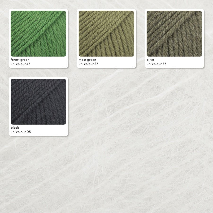 DROPS KARISMA KARISMA UNICOLOR 01 off white | Knitting yarn shop / dzijas veikals