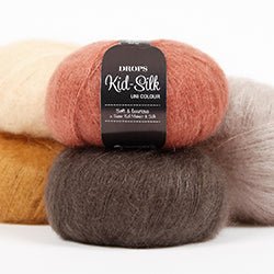 DROPS Kidsilk 01 off white | Knitting yarn shop / dzijas veikals