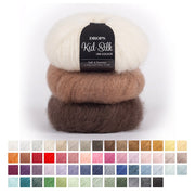 DROPS Kidsilk 01 off white | Knitting yarn shop / dzijas veikals