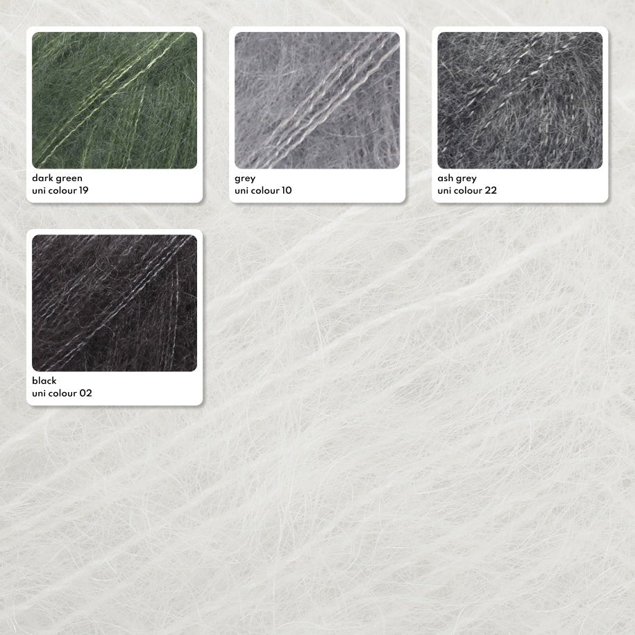 DROPS Kidsilk 01 off white | Knitting yarn shop / dzijas veikals