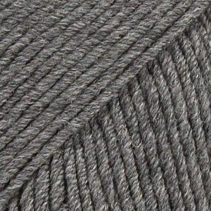 DROPS MerinoExtrafine MERINO EXTRA FINE MIX 04 medium grey | Knitting yarn shop / dzijas veikals